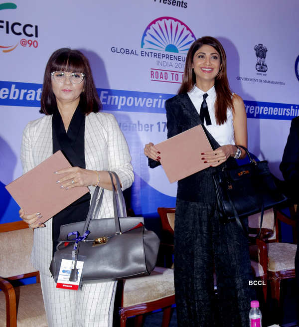 Shilpa Shetty @ Global Entrepreneurship Summit held by FICCI