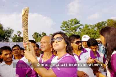 Neetu carries the Queen's Baton