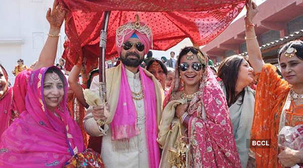 See how your favourite Bollywood celebrities looked when they got married!
