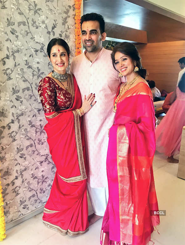 Zaheer Khan and Sagarika Ghatge's starry wedding reception in Pune