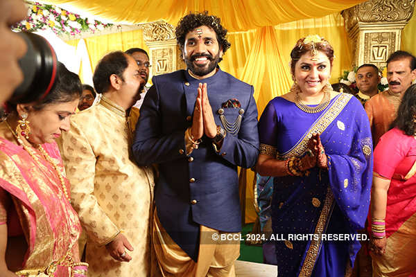 Namitha and Veera tie the knot