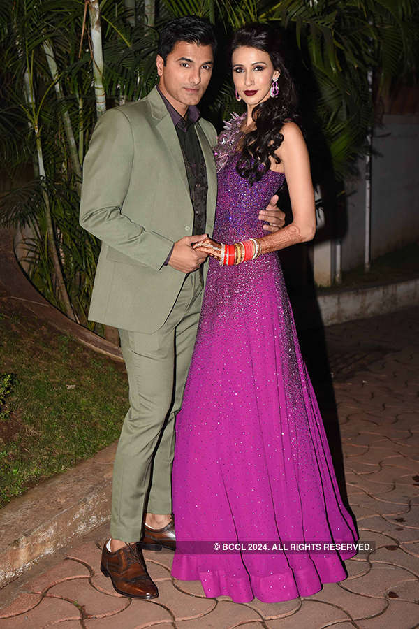 Celebs attend Alesia Raut and Siddhaanth Surryavanshi’s starry wedding reception