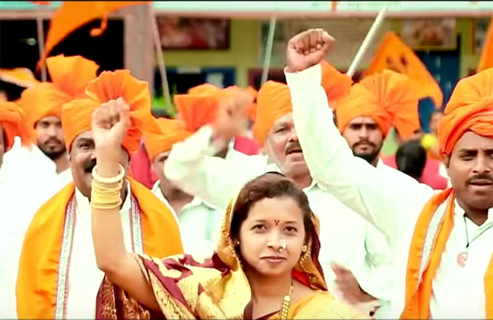 A still from Ek Maratha Lakh Maratha