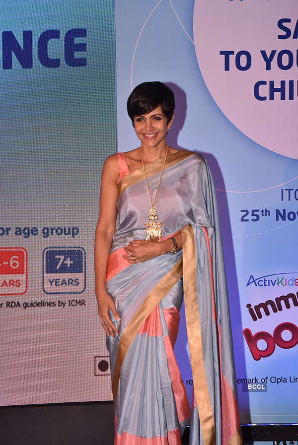 Mandira Bedi at ActivKids Immuno Boosters launch