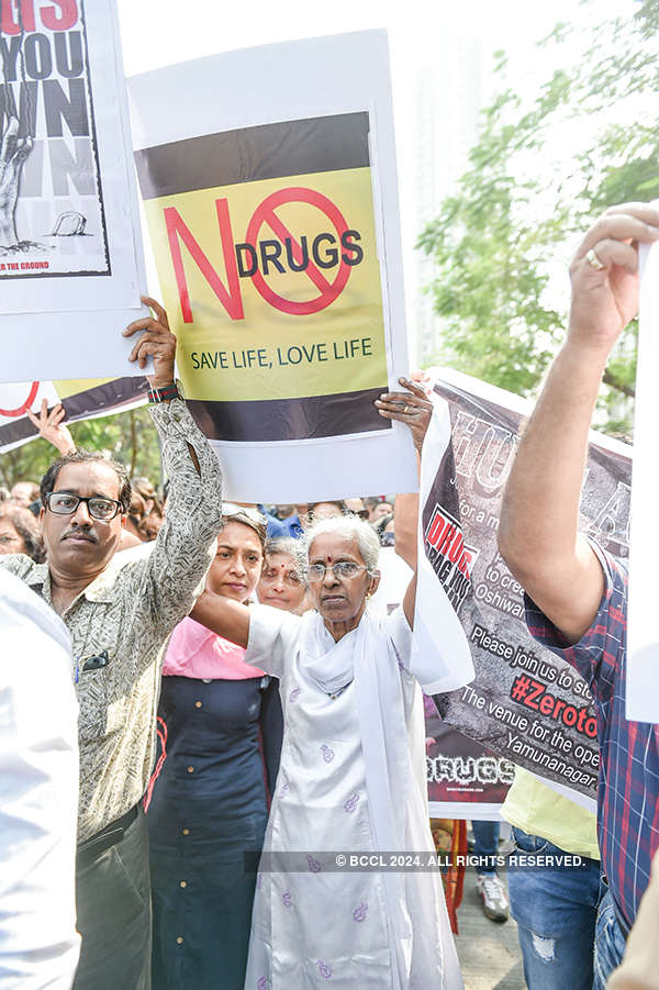 Oshiwara marches against drugs