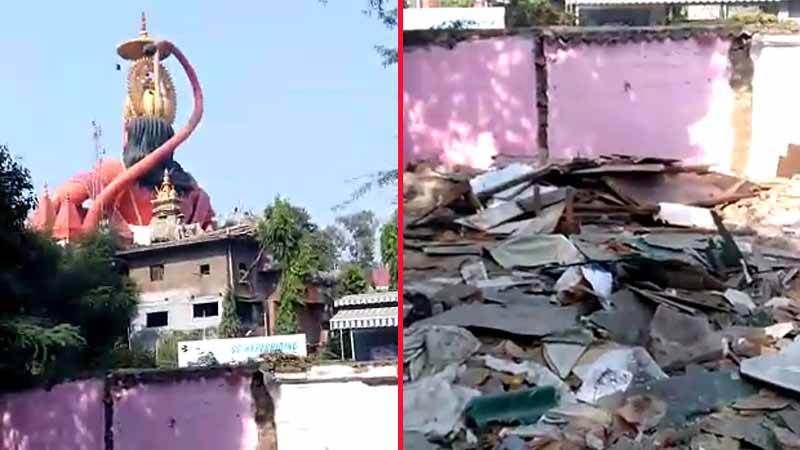 DDA acts after HC rap, demolishes illegal structures behind Hanuman Mandir