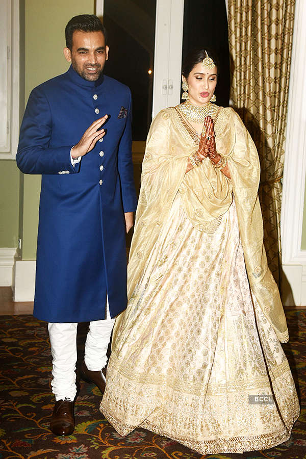 Zaheer Khan and Sagarika Ghatge's starry wedding reception in Pune