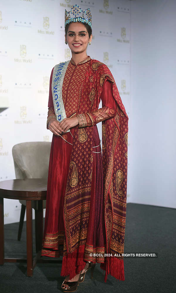 Miss World 2017 Manushi Chhillar’s press meet