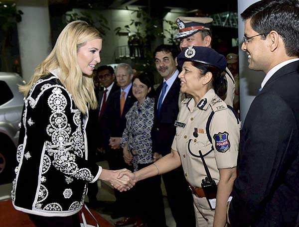Interesting photos from Ivanka Trump's India visit