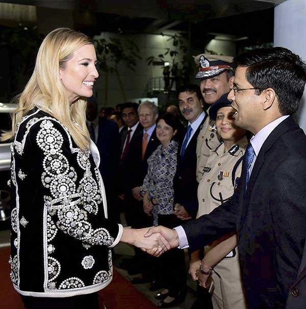 Interesting photos from Ivanka Trump's India visit