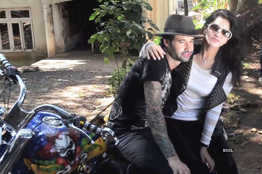 Sunny Leone and Daniel Weber