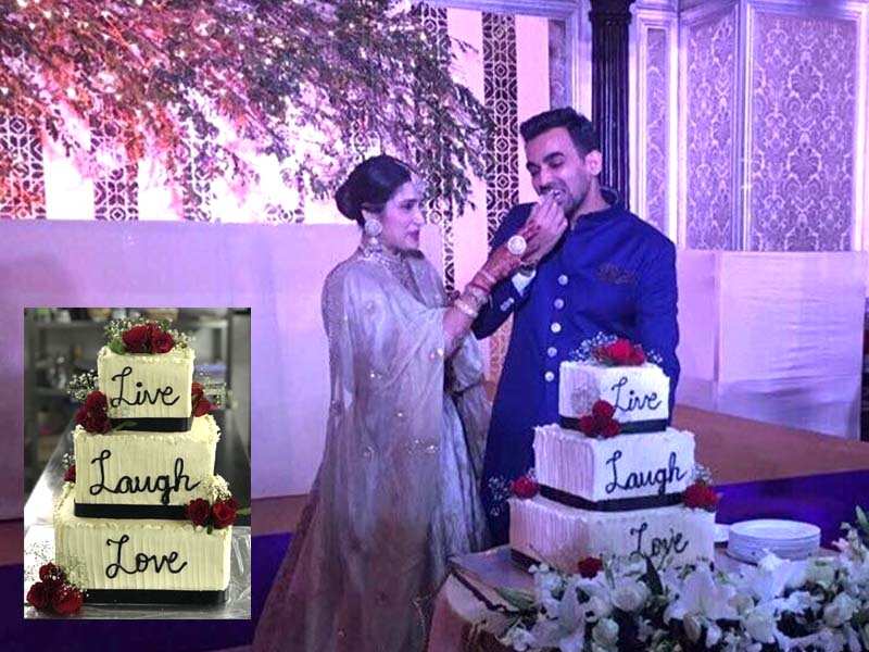 Sagarika Ghatge-Zaheer Khan's dreamy wedding cake is legit goals