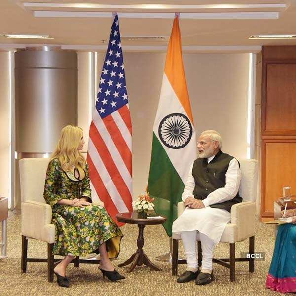 Interesting photos from Ivanka Trump's India visit