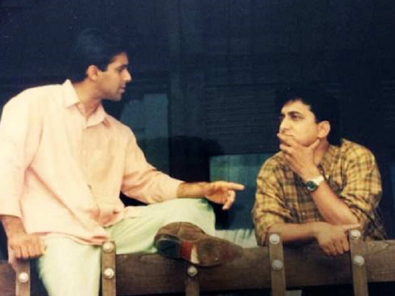 Throwback Thursday: Salman Khan's candid click with Sajid Nadiadwala on the sets of 'Jeet'