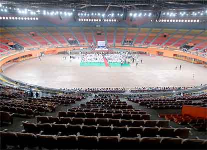 Indira Gandhi Indoor Gymnastics Stadium inauguration