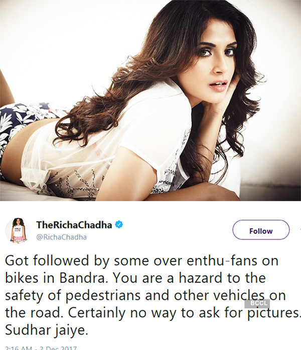 If Bollywood opens up on sexual harassment, we will lose a lot of heroes: Richa Chadha