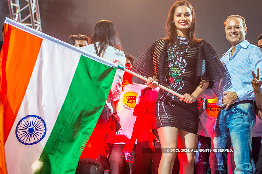 Miss World 2017 Manushi Chhillar at Hardwell concert