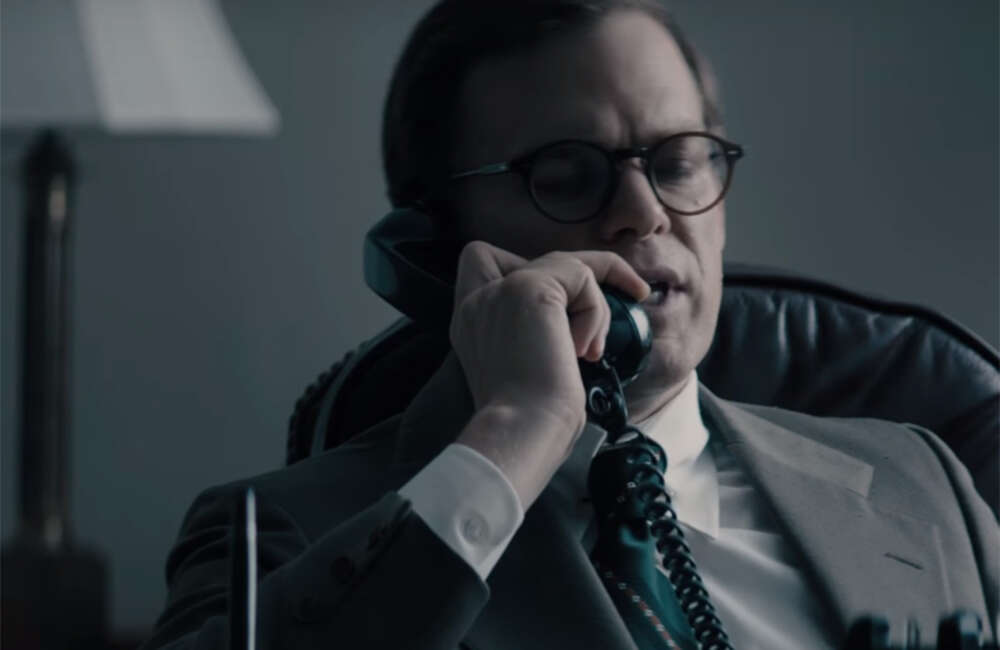 A still from Mark Felt: The Man Who Brought Down the White House