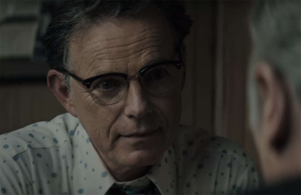 A still from Mark Felt: The Man Who Brought Down the White House