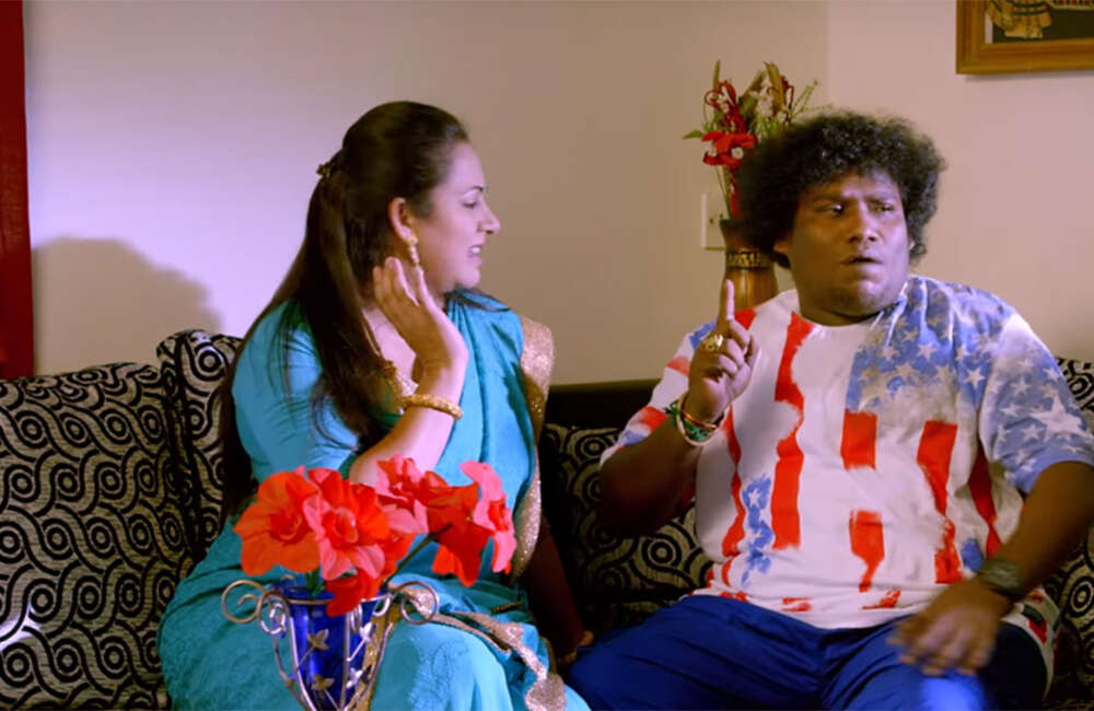 A still from Yenda Thalaila Yenna Vekkala