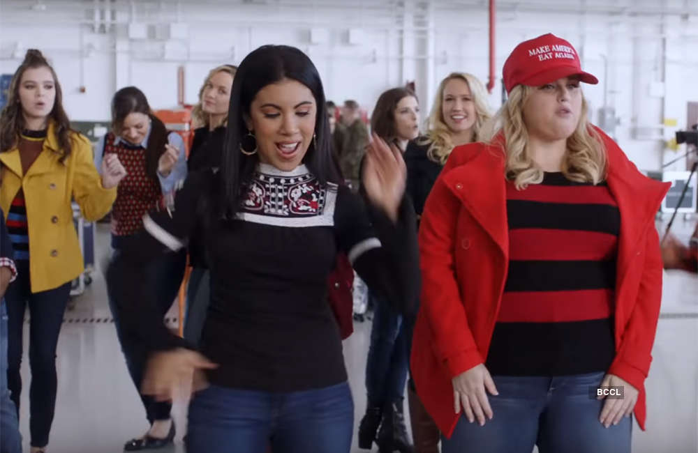 A still from Pitch Perfect 3