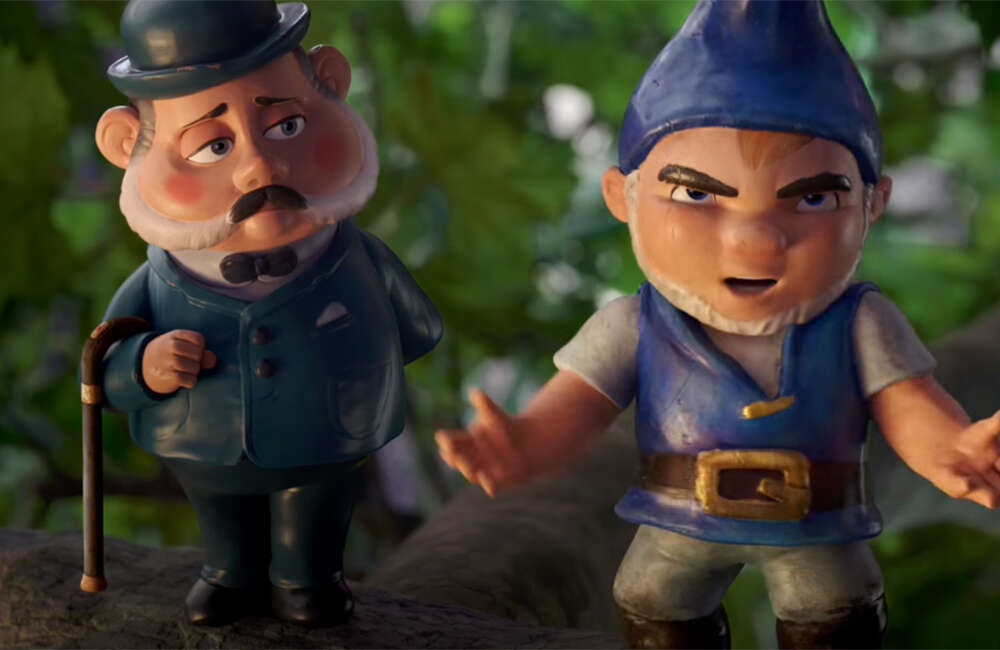 A still from Sherlock Gnomes