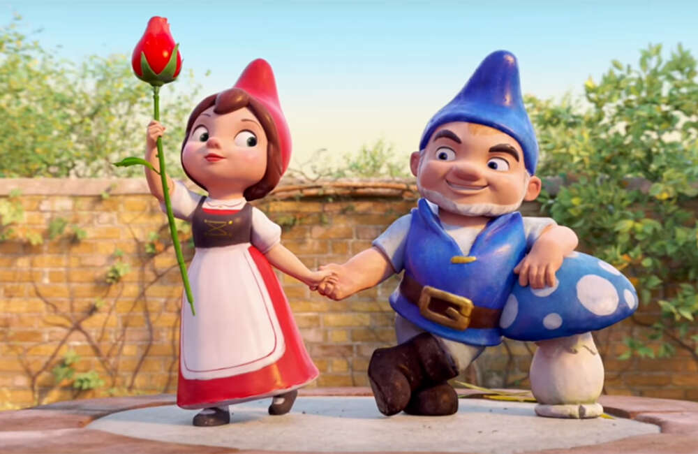 A still from Sherlock Gnomes