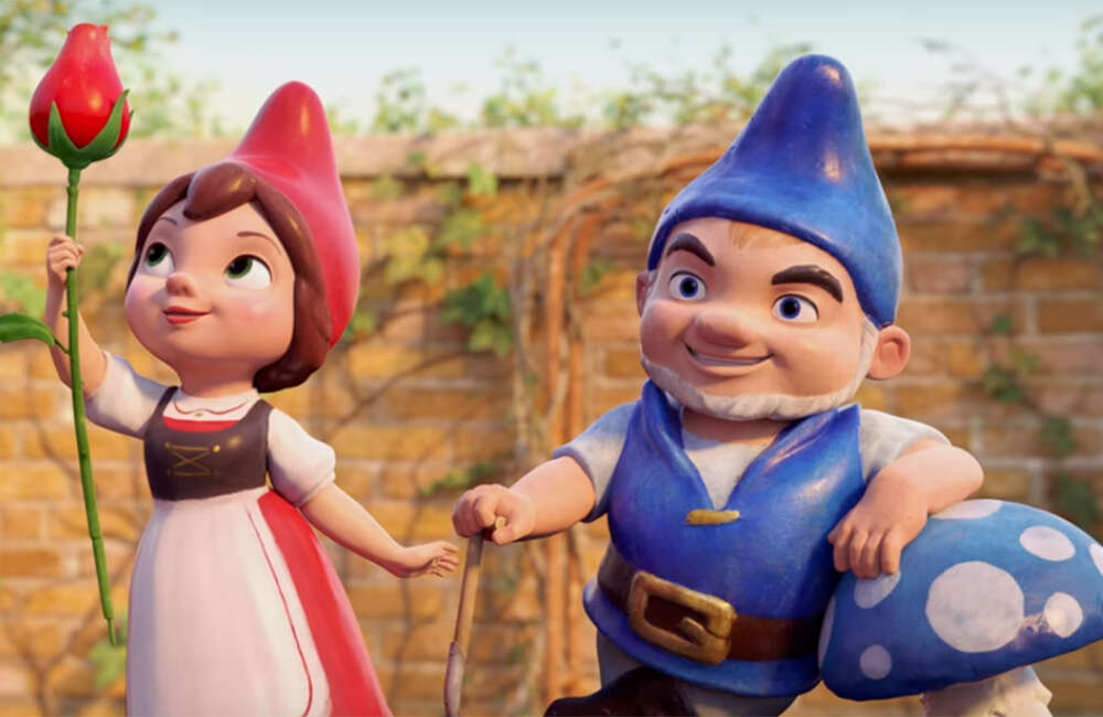 A still from Sherlock Gnomes