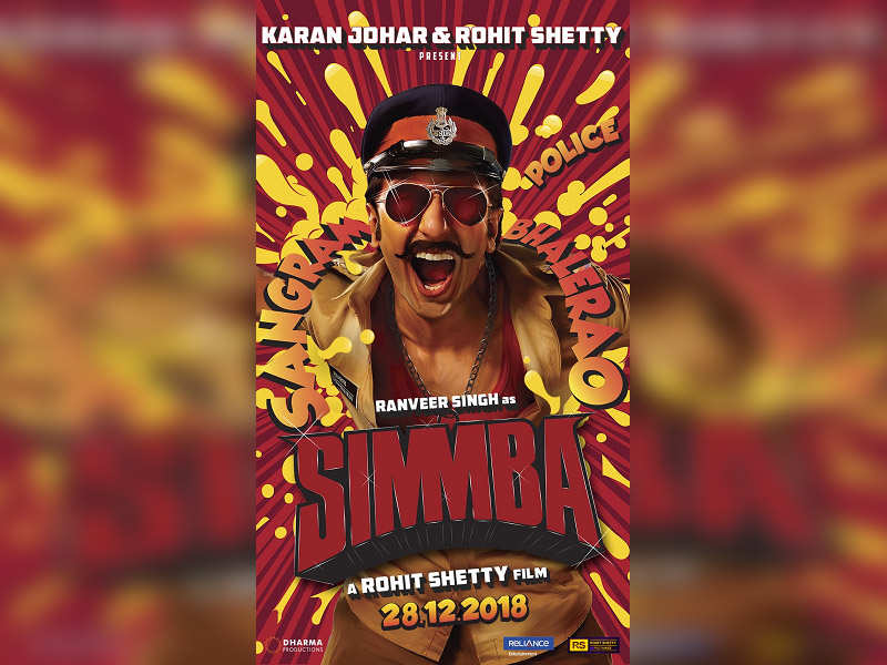 'Simmba' poster: Ranveer Singh is the new cop in town