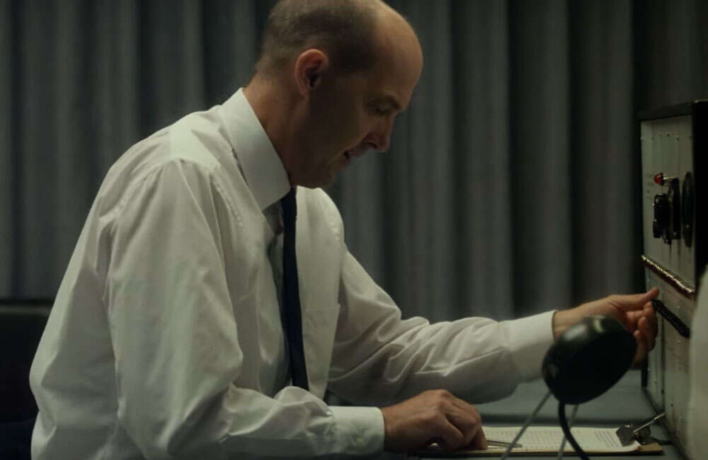 A still from Experimenter