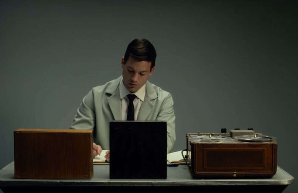 A still from Experimenter