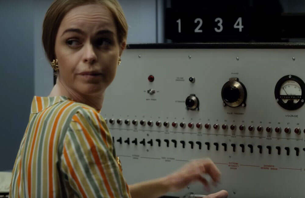 A still from Experimenter