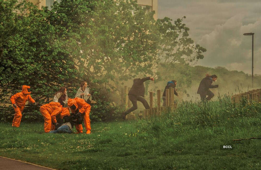 A still from Containment