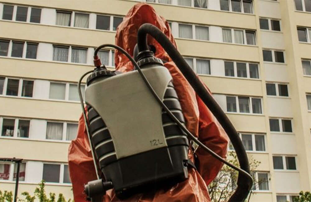 A still from Containment