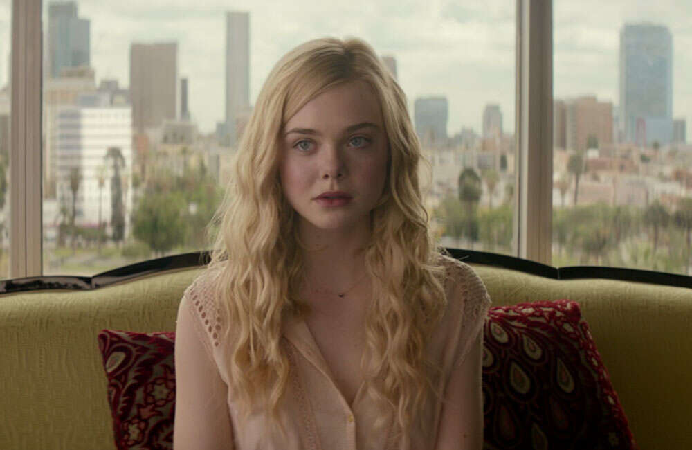 A still from The Neon Demon