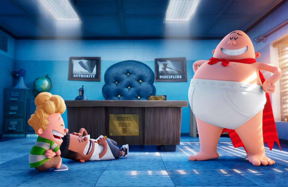A still from Captain Underpants