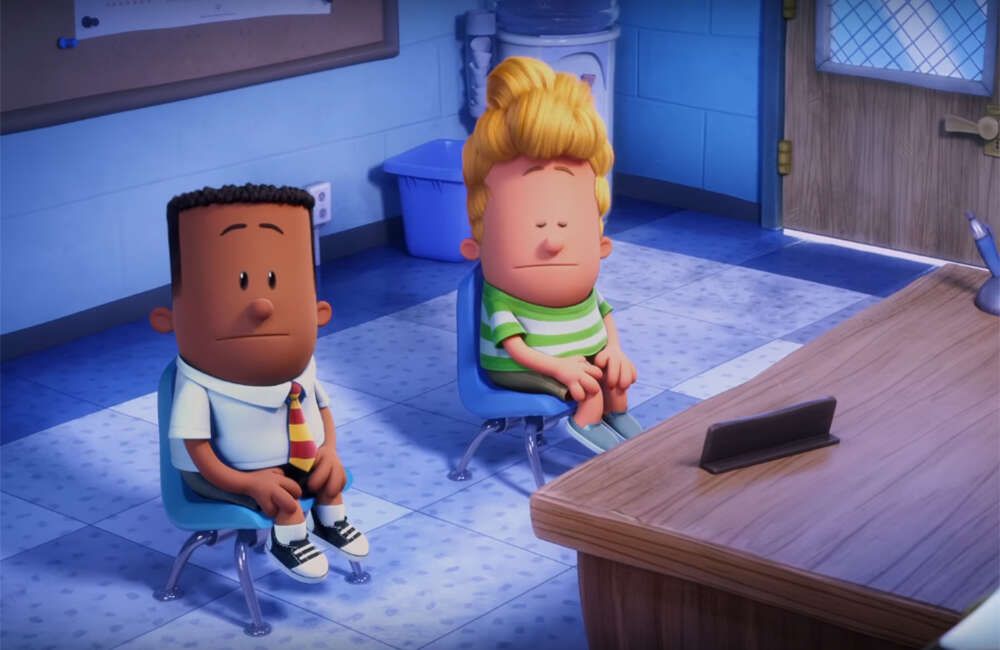 A still from Captain Underpants