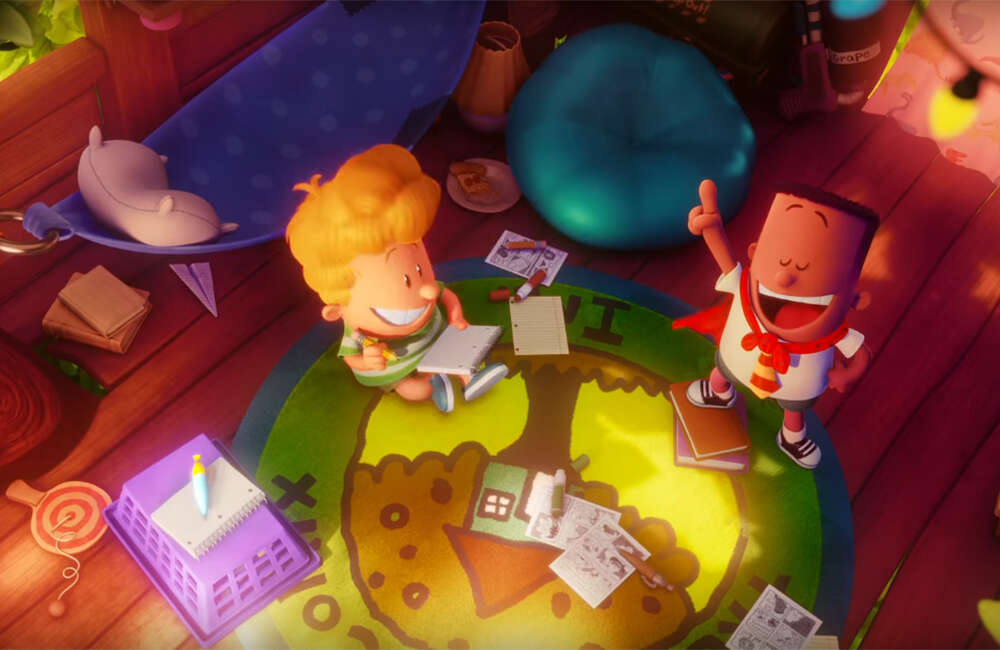 A still from Captain Underpants