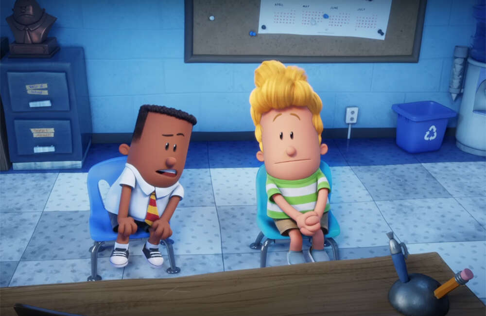 A still from Captain Underpants