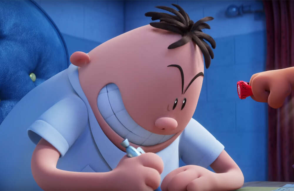A still from Captain Underpants