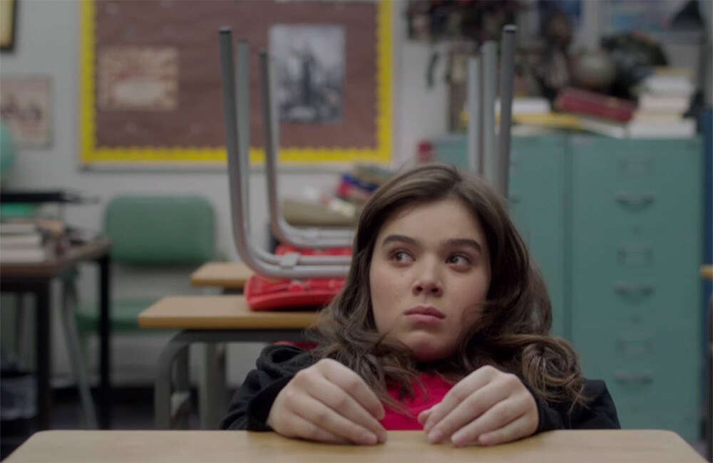 A still from The Edge Of Seventeen