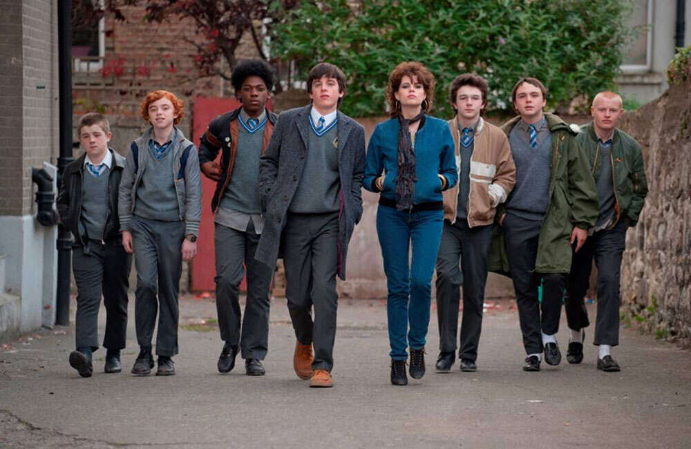 A still from Sing Street