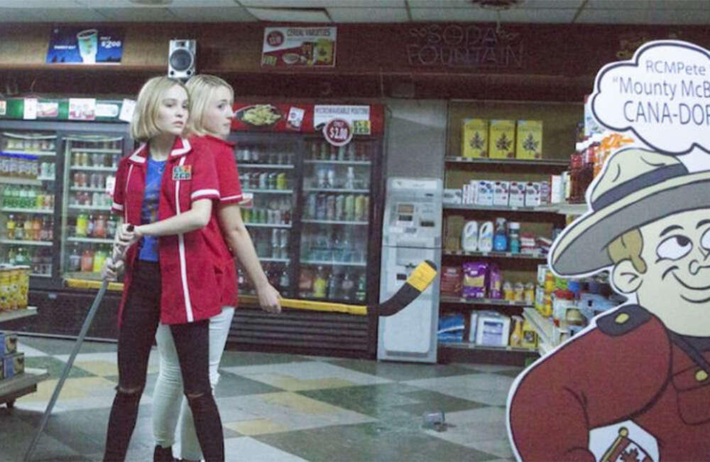 A still from Yoga Hosers