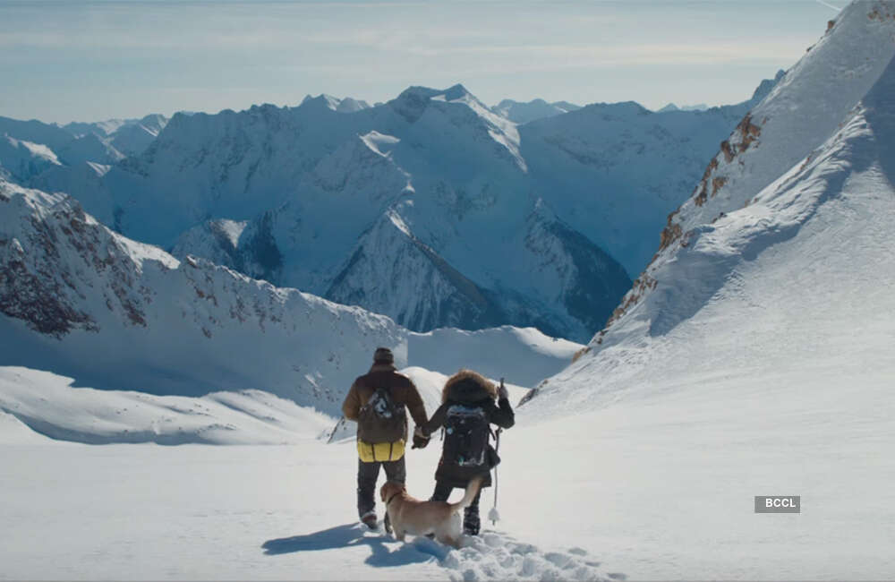A still from The Mountain Between Us