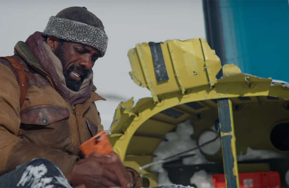 A still from The Mountain Between Us