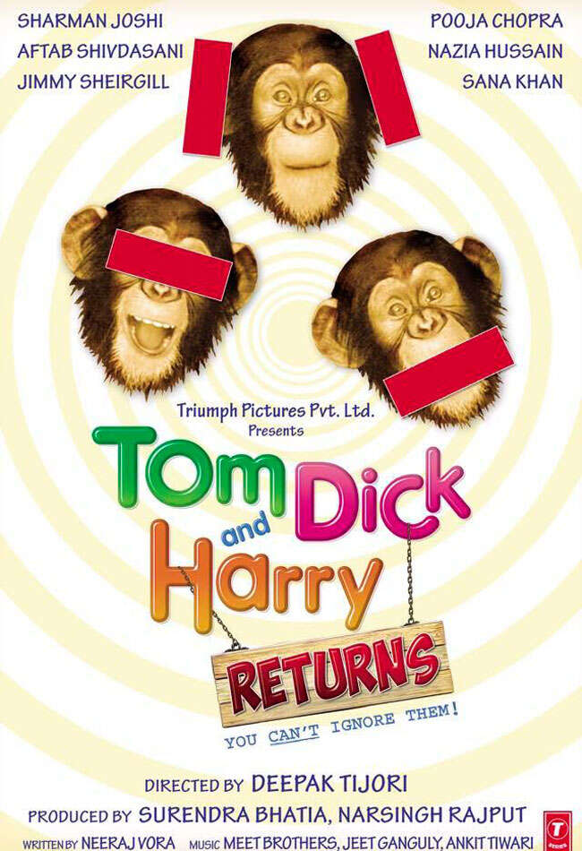 A still from Tom, Dick And Harry Returns