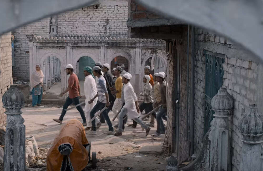 A still from Adangathey
