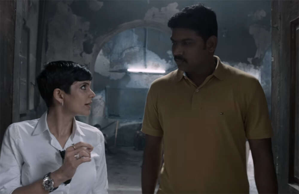 A still from Adangathey