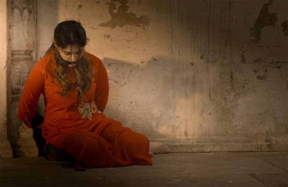 A still from Adangathey