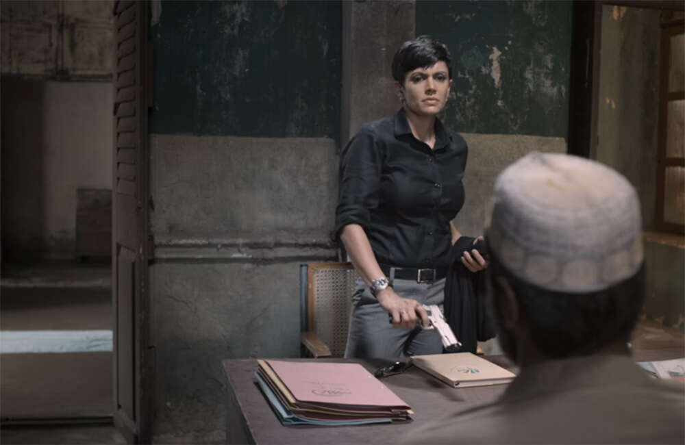 A still from Adangathey
